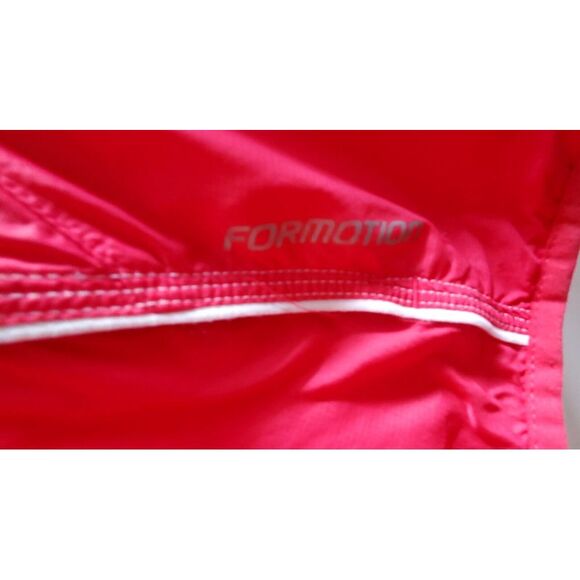 Adidas Jacket Response Formotion Running Light Coat Coral/Black/Reflct Zip WOM M - Picture 9 of 15